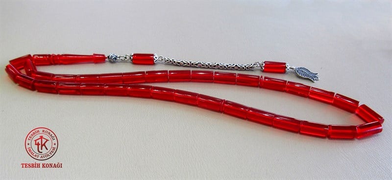 Sıkma Kehribar Tesbih