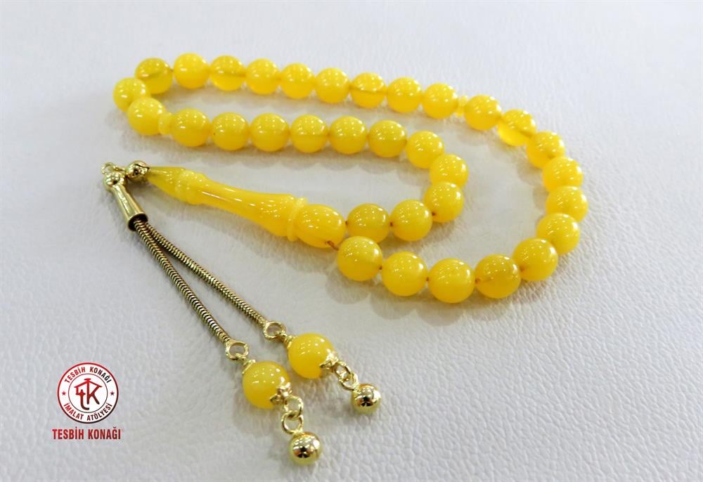 Sıkma Kehribar Tesbih