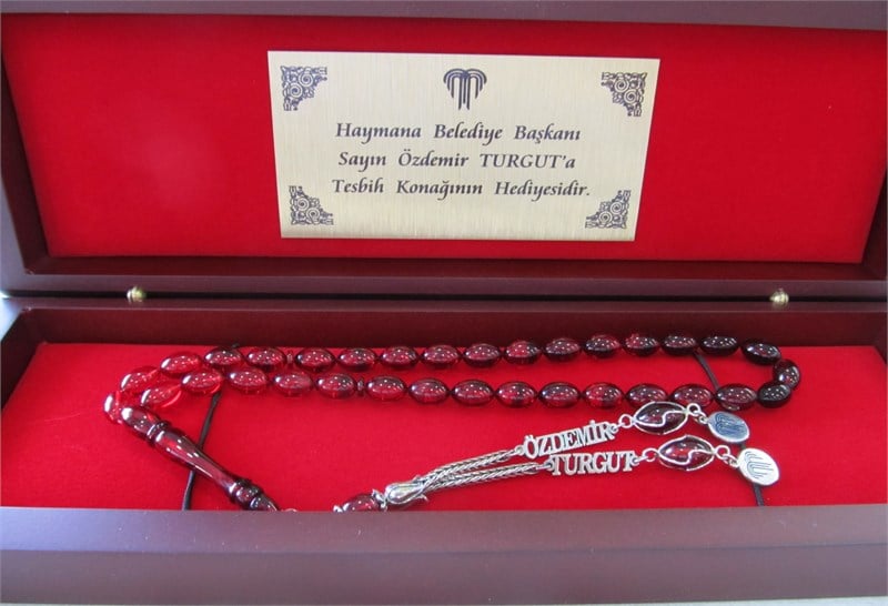 Sıkma Kehribar Tesbih