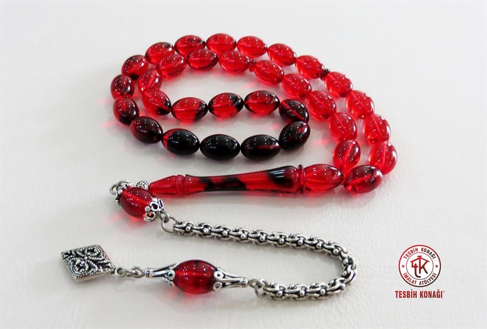 Sıkma Kehribar Tesbih