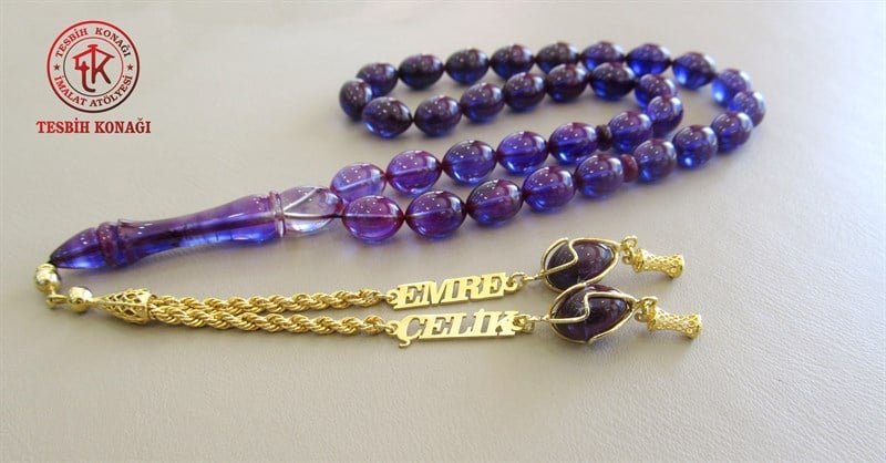 Sıkma Kehribar Tesbih