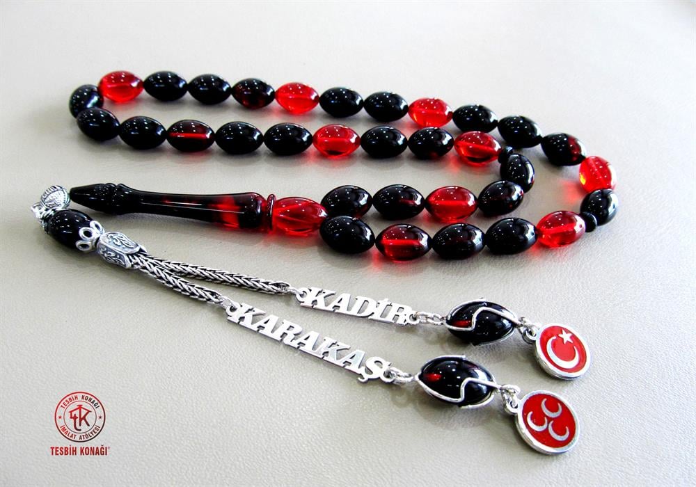 Sıkma Kehribar Tesbih