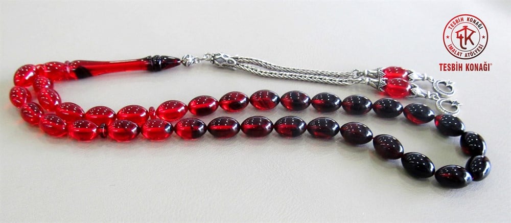 Sıkma Kehribar Tesbih