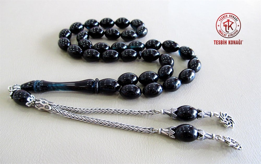 Sıkma Kehribar Tesbih