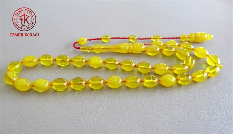 Sıkma Kehribar Tesbih