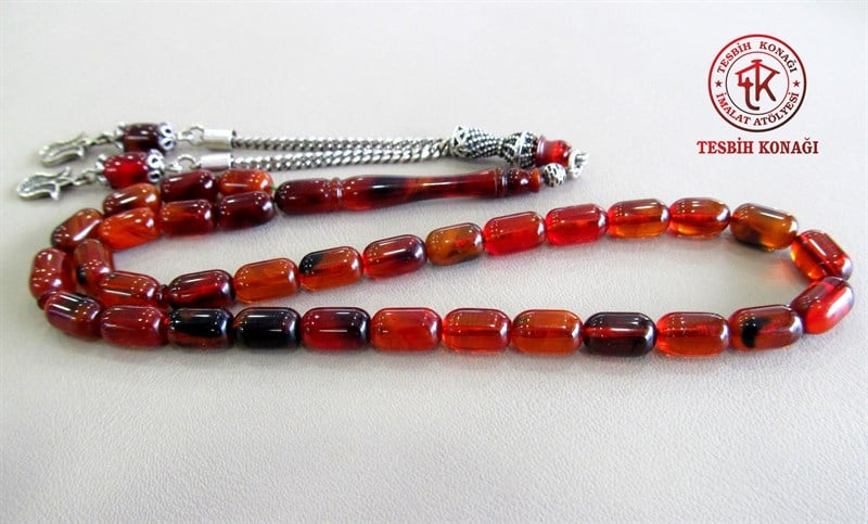 Sıkma Kehribar Tesbih