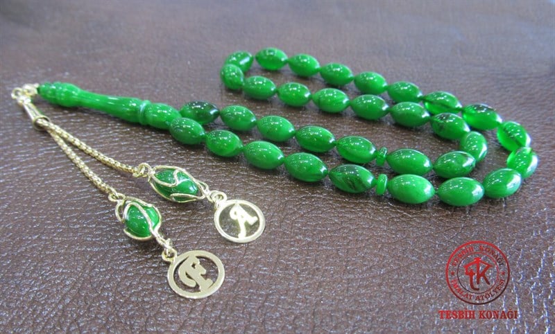 Sıkma Kehribar Tesbih