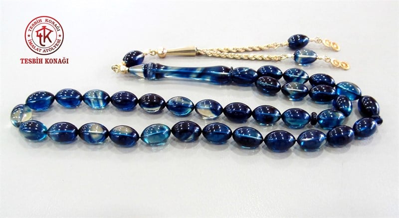 Sıkma Kehribar Tesbih