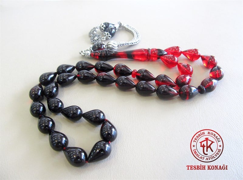 Sıkma Kehribar Tesbih