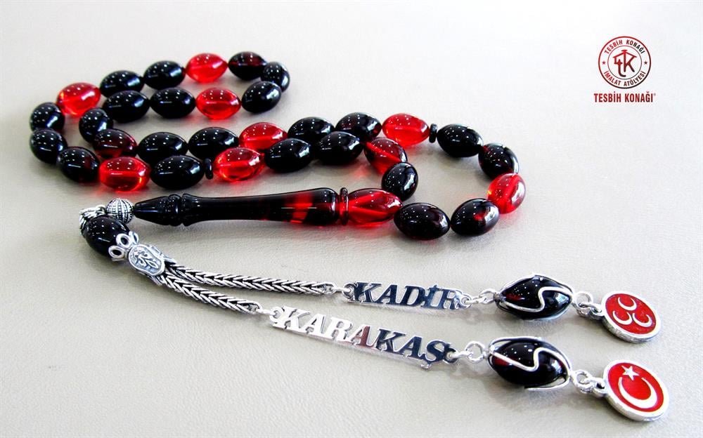 Sıkma Kehribar Tesbih