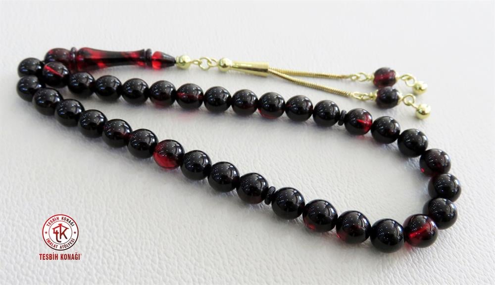 Sıkma Kehribar Tesbih