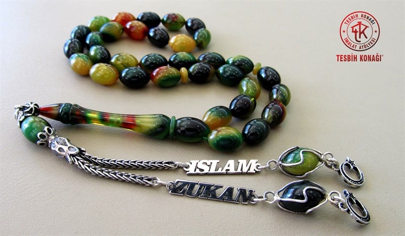 Sıkma Kehribar Tesbih