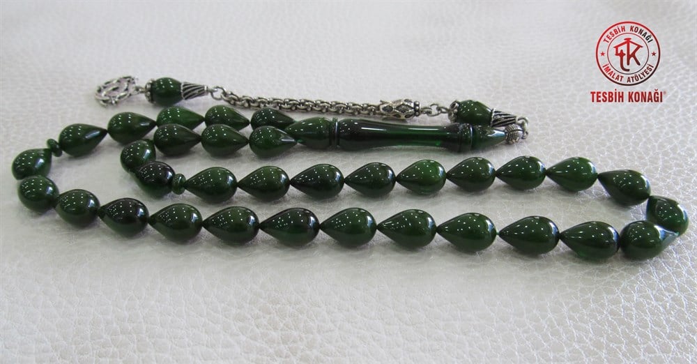 Sıkma Kehribar Tesbih