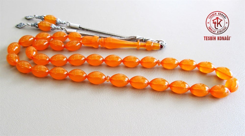 Sıkma Kehribar Tesbih