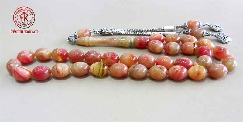 Sıkma Kehribar Tesbih