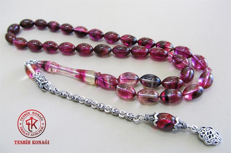 Sıkma Kehribar Tesbih