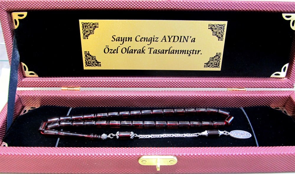 Sıkma Kehribar Tesbih