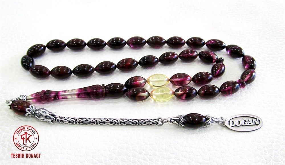 Sıkma Kehribar Tesbih