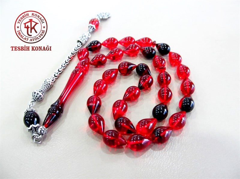 Sıkma Kehribar Tesbih