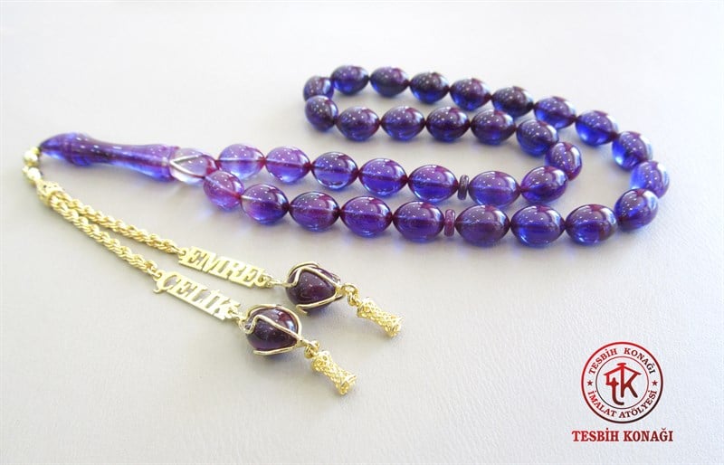 Sıkma Kehribar Tesbih