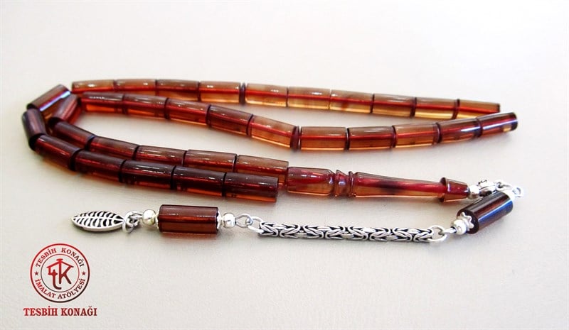 Sıkma Kehribar Tesbih