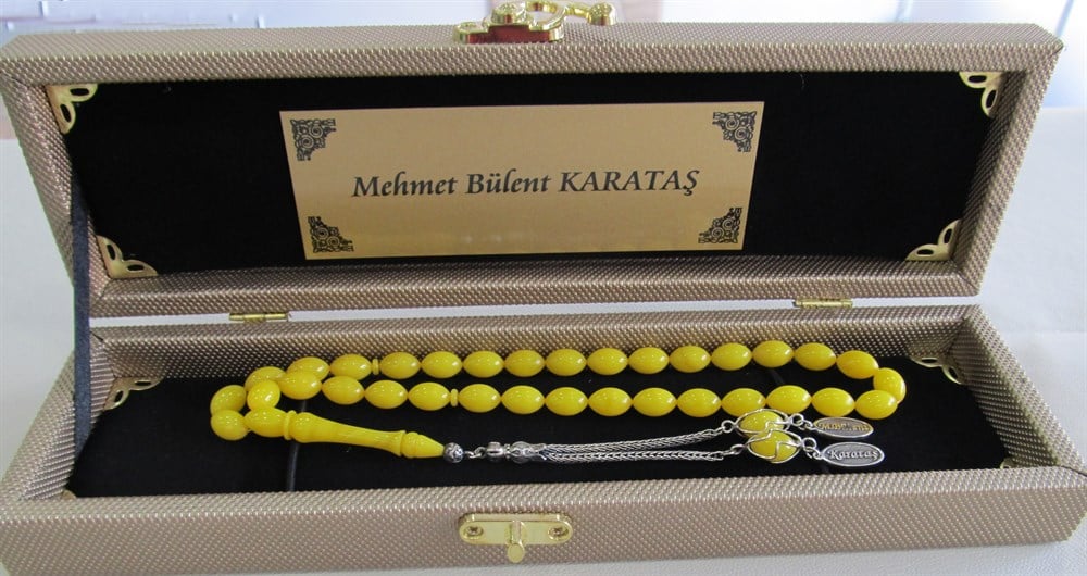 Sıkma Kehribar Tesbih