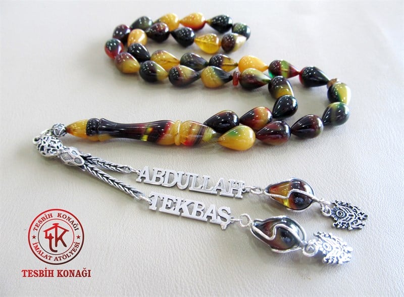 Sıkma Kehribar Tesbih