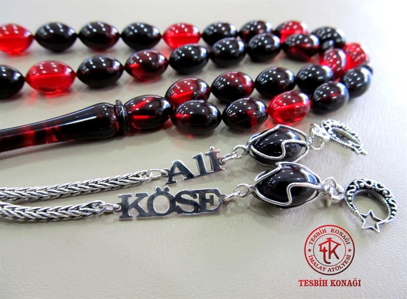 Sıkma Kehribar Tesbih