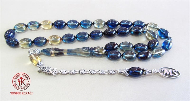 Sıkma Kehribar Tesbih