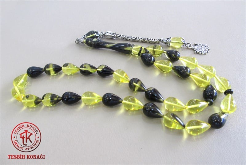 Sıkma Kehribar Tesbih