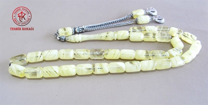 Sıkma Kehribar Tesbih