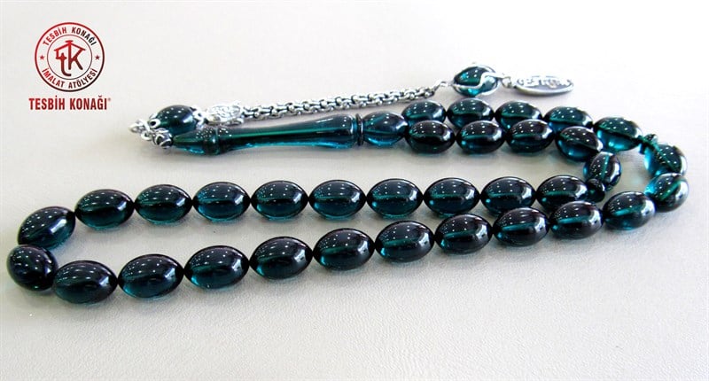 Sıkma Kehribar Tesbih