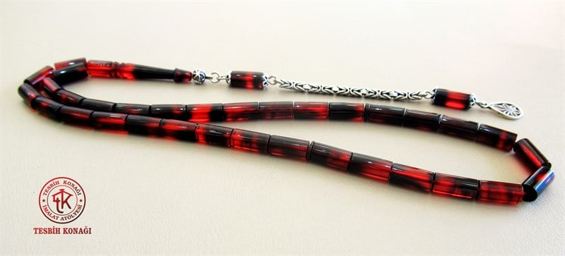 Sıkma Kehribar Tesbih