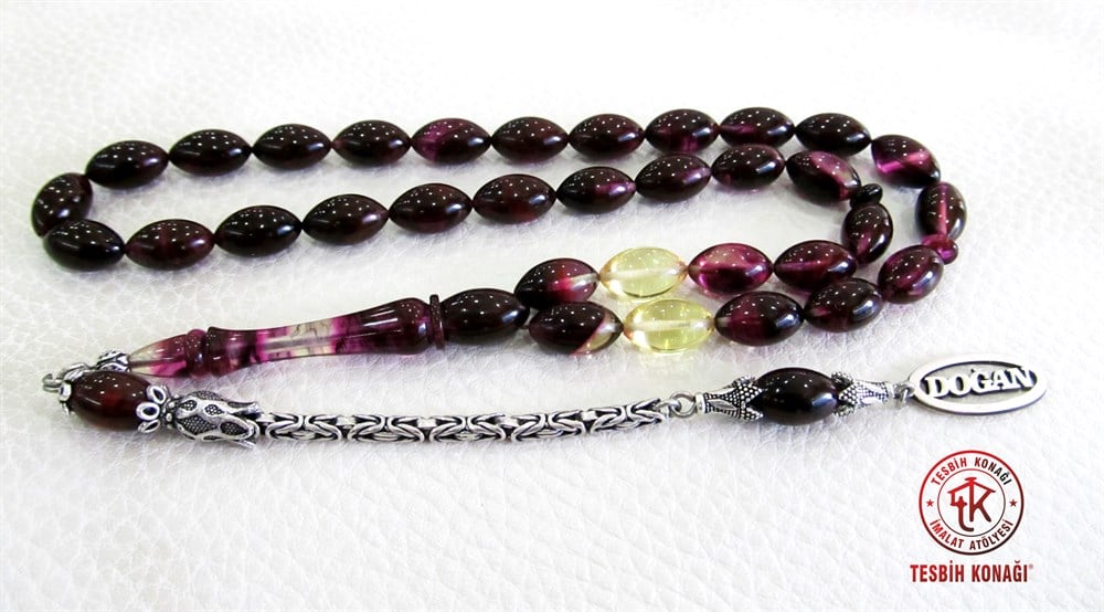 Sıkma Kehribar Tesbih