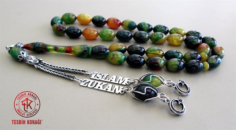 Sıkma Kehribar Tesbih