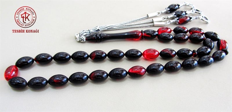 Sıkma Kehribar Tesbih