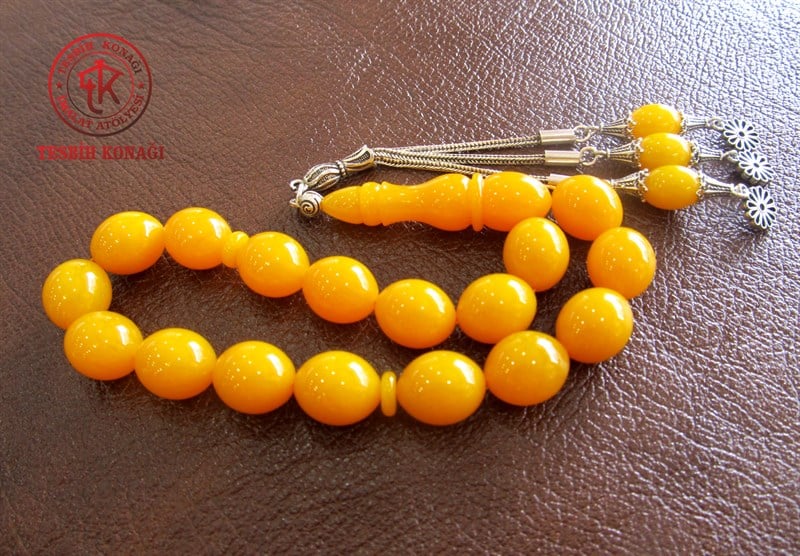 Sıkma Kehribar Tesbih