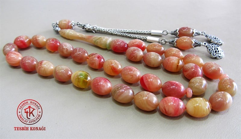 Sıkma Kehribar Tesbih