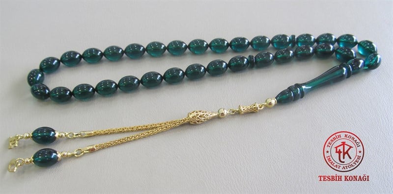 Sıkma Kehribar Tesbih