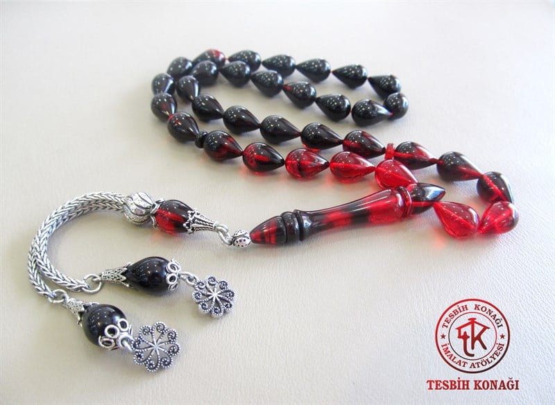 Sıkma Kehribar Tesbih