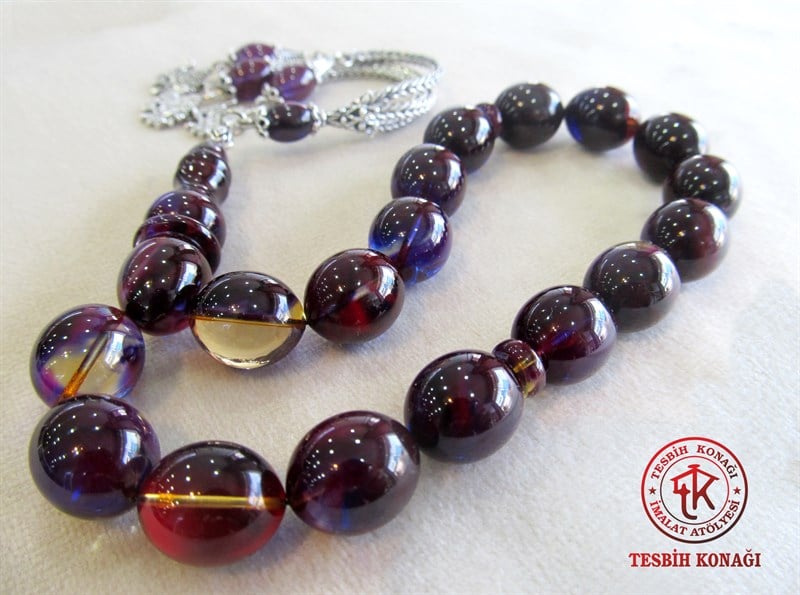 Sıkma Kehribar Tesbih