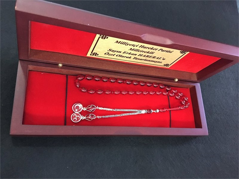 Sıkma Kehribar Tesbih