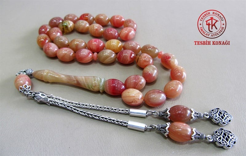 Sıkma Kehribar Tesbih