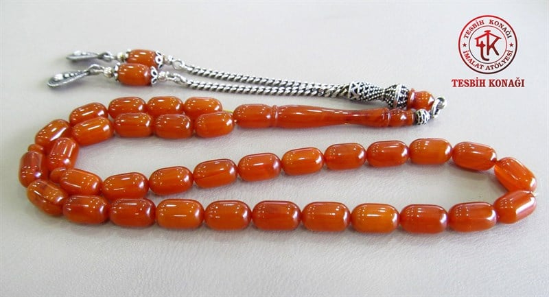 Sıkma Kehribar Tesbih