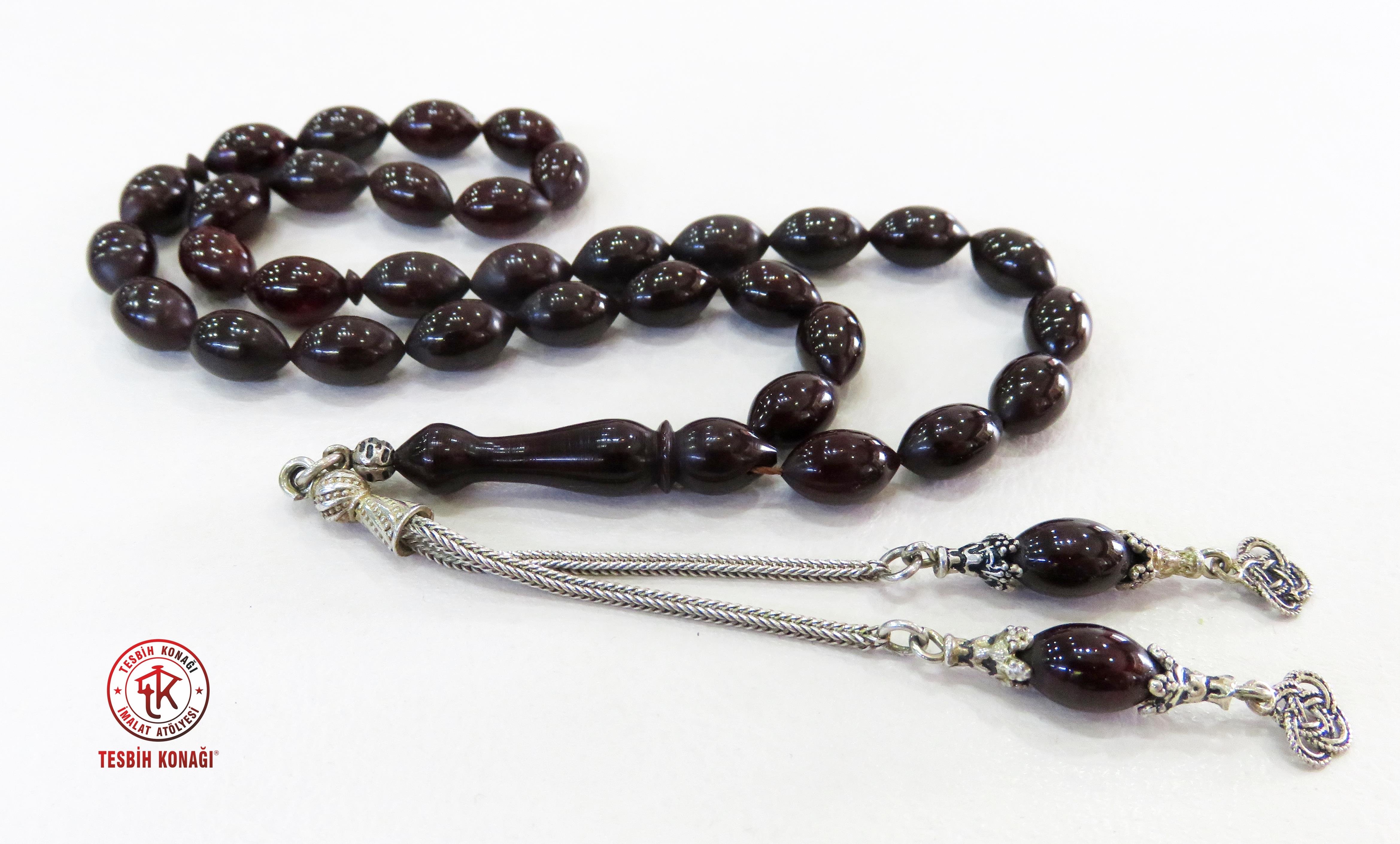 Sıkma Kehribar Tesbih