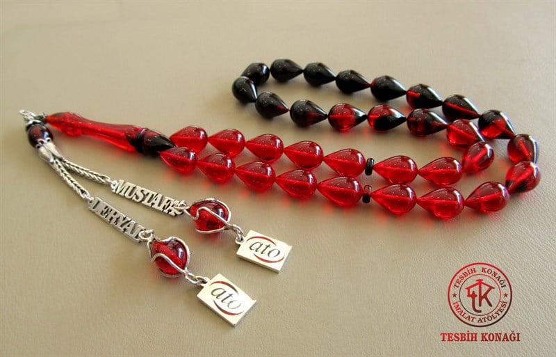 Sıkma Kehribar Tesbih