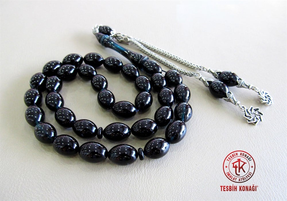 Sıkma Kehribar Tesbih