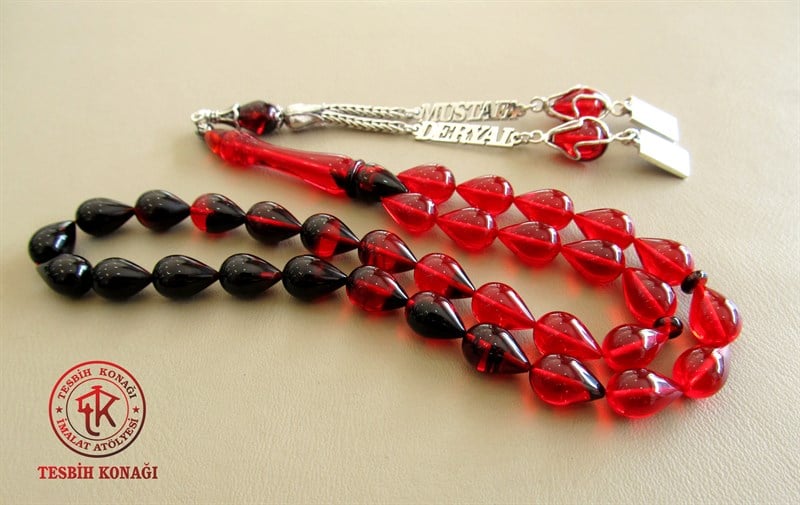 Sıkma Kehribar Tesbih