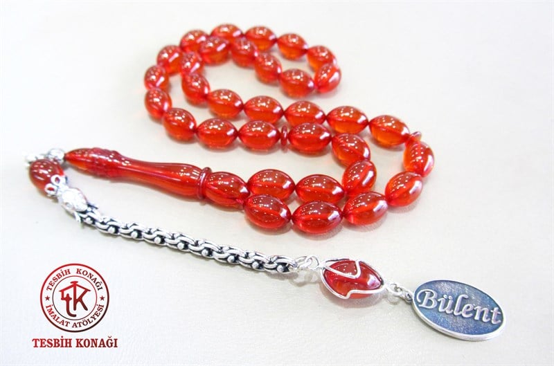 Sıkma Kehribar Tesbih