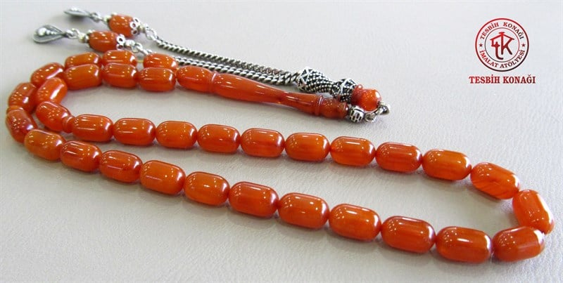 Sıkma Kehribar Tesbih